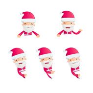 Santa in various poses N5