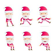 Santa in various poses N7