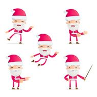 Santa in various poses N8