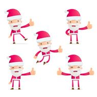 Santa in various poses N9