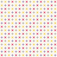 Seamless modern geometric polka rhombus pattern