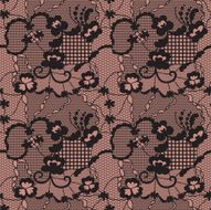 Lace seamless pattern with flowers N115