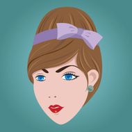 60s Woman Hair Style
