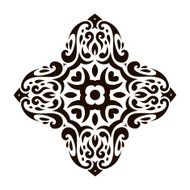 Abstract Vector Ornament in Tribal Style