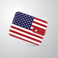 wallet - american flag