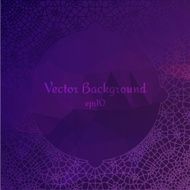 Lace ornament circle design on diamond background