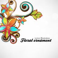 Floral Retro Background for Vintage Design N11