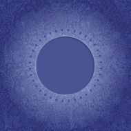 Ornamental round lace frame N5