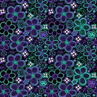 floral seamless pattern N257