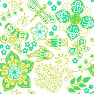 floral seamless pattern N264