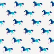 Horse seamless pattern