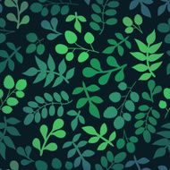 Seamless pattern with leaf N45