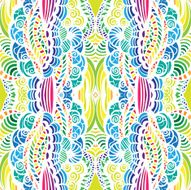 Mosaic vector seamless pattern N24