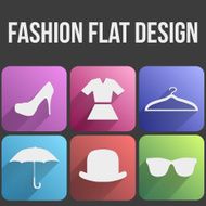 Flat icon set fashion for Web and Application