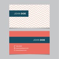Business card template pattern background