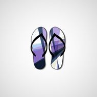 Abstract illustration on flip flops N135