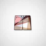 Abstract illustration on shorts N144