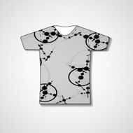 Abstract illustration on t-shirt N121