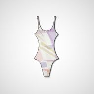 female swimsuit isolated on white background N64