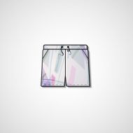 Abstract illustration on shorts N146