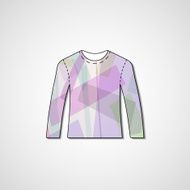 Abstract illustration on sweater N129
