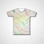 Abstract illustration on t-shirt N123