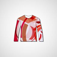 Abstract illustration on sweater N130