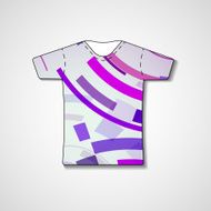 Abstract illustration on t-shirt N124