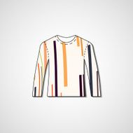Abstract illustration on sweater N131