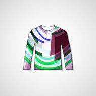 Abstract illustration on sweater N133
