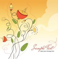 seamless pattern background with flowers N41