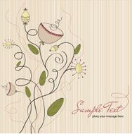 seamless pattern background with flowers N42