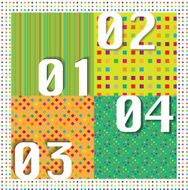Scrapbook and infographics element