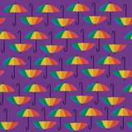 Umbrella's seamless pattern