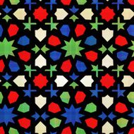 seamless islamic mosaic pattern