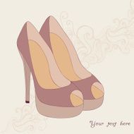 high-heeled vintage shoes N2