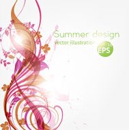 Floral Retro Background for Vintage Design N18