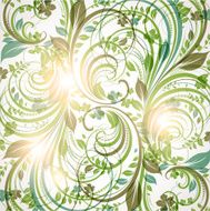 Floral Retro Background for Vintage Design N20
