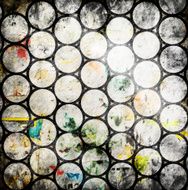 abstract grunge background with circles