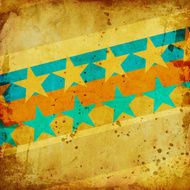 colorful grunge background with stars N3