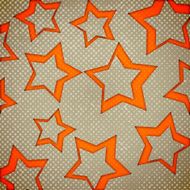 grunge background with scattered stars