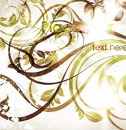 Floral Retro Background for Vintage Design N26