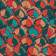Feathers seamless pattern N7