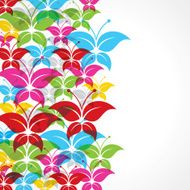 Colorful butterfly background