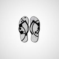 Abstract illustration on flip flops N140