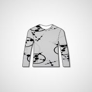Abstract illustration on sweater N134