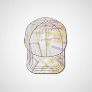 Abstract illustration on peaked cap N134