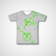 Abstract illustration on t-shirt N127