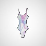 female swimsuit isolated on white background N70
