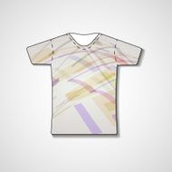 Abstract illustration on t-shirt N128